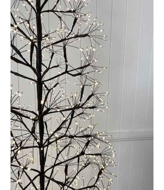 Pre-Lit 'Just Lights' Tree - Black- 2.1m - The Christmas Tree Company