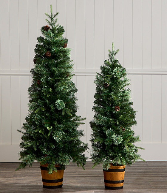 Pre-Lit Potted Tree - Green - 5 foot - Image 5