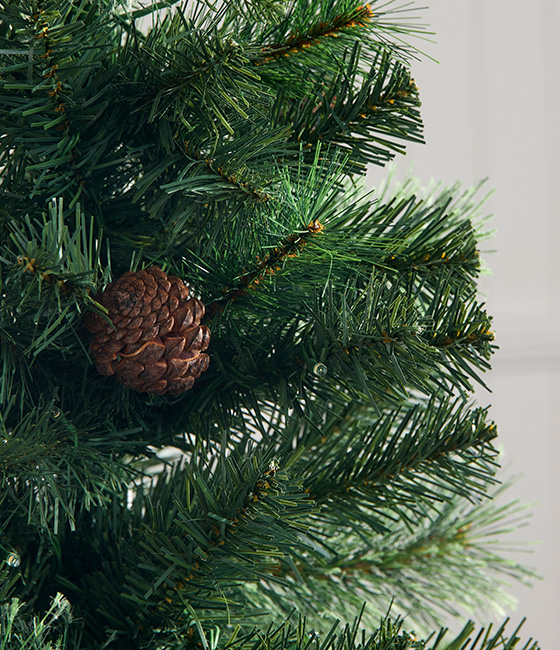 Pre-Lit Potted Tree - Green - 5 foot - Image 3