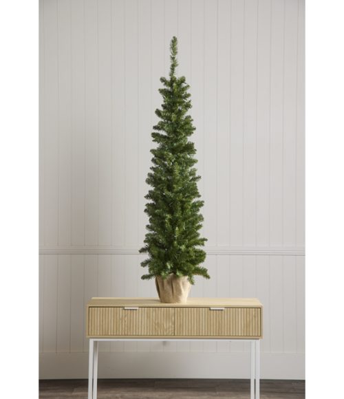 Fake Table Top Tree Buy PreLit Tree in Hessian Pot - Artificial Table Top Christmas Tree ...
